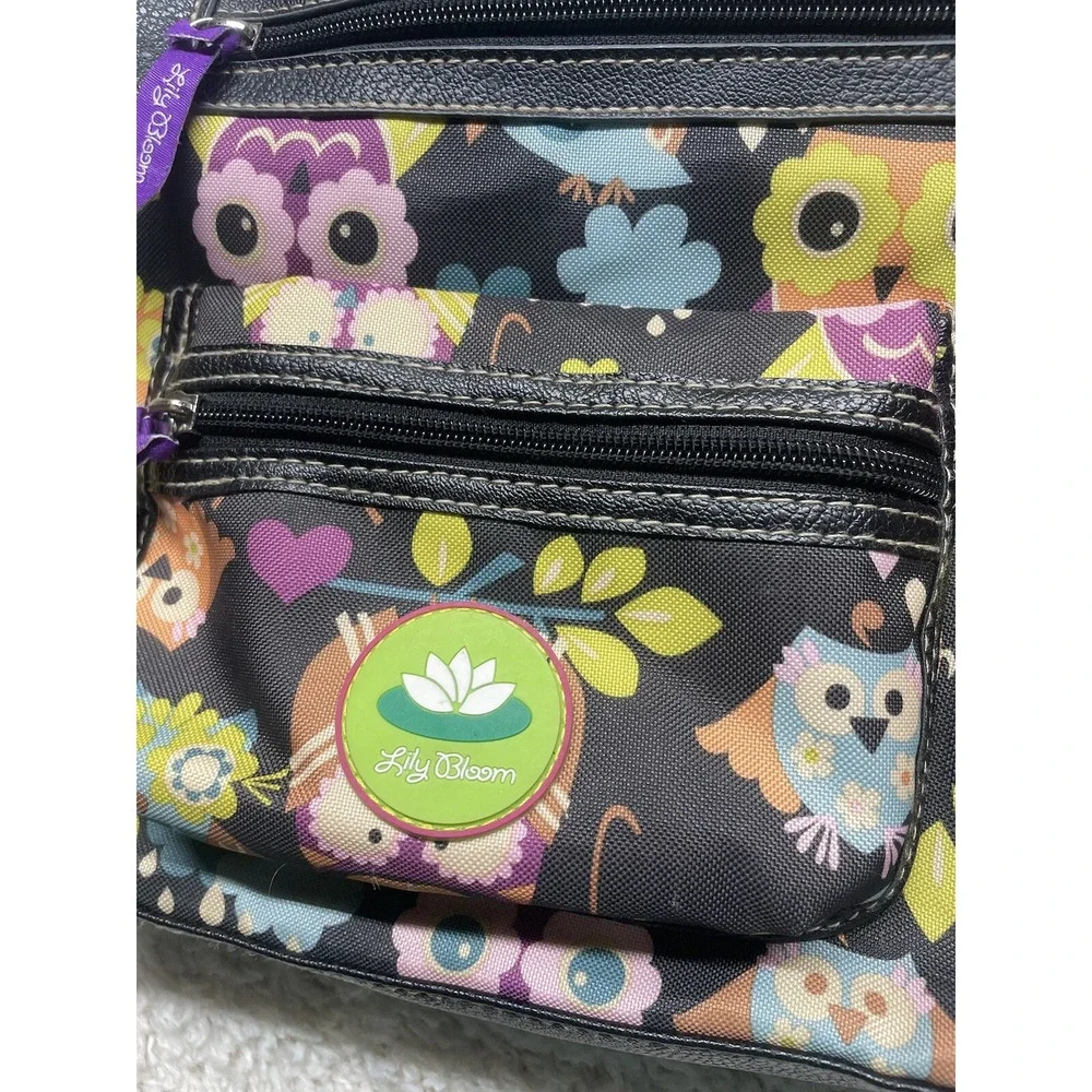 Lily Bloom Owl Crossbody Bag Purse EUC - Picture 2 of 11